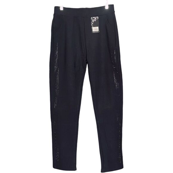 Designer Inspired Black Ankle Pants - Picture 1 of 11